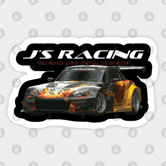 ap1 j's racing togue maou demon fc20 Sticker by cowtown_cowboy